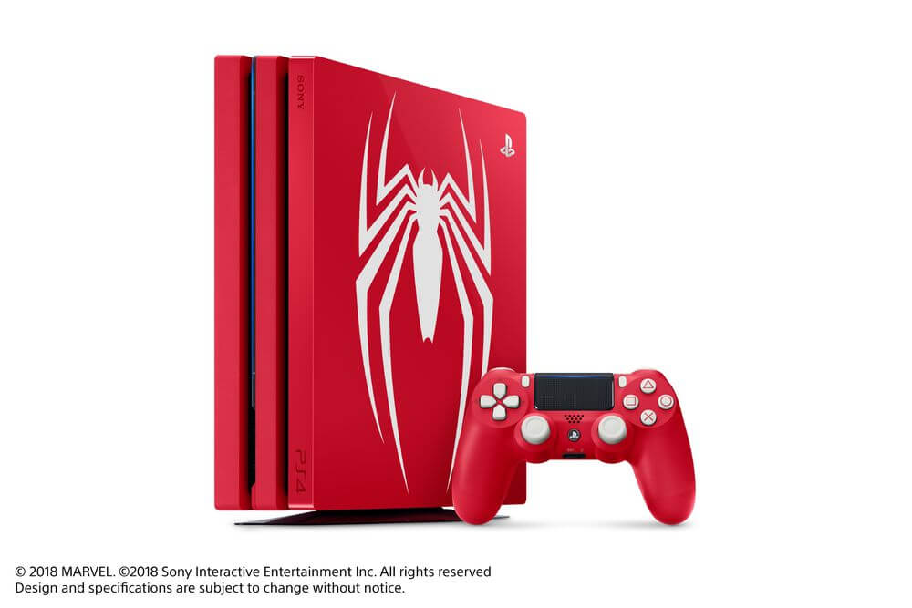 PS4 Pro Sony Spiderman Edition