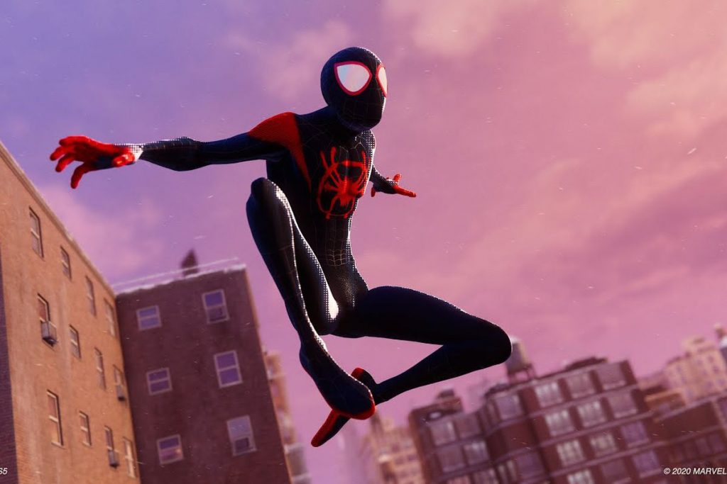 into the spider verse suit