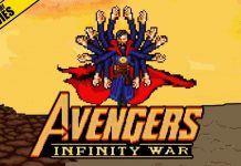 Scene Avengers VS Thanos Infinity War Versi 16 Bit