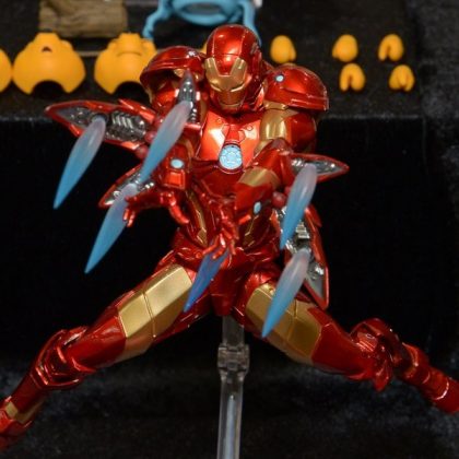 Mafex Miles Morales dan Revoltech Iron Man